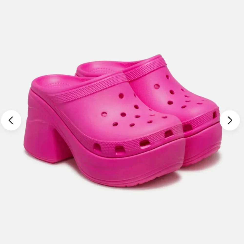 NWOT CROCS SIREN CLOG PINK CRUSH - Picture 4 of 6